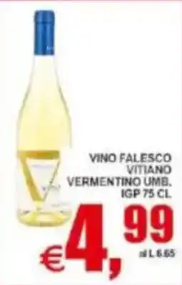 Pewex Vino falesco vitiano vermentino umb. igp offerta