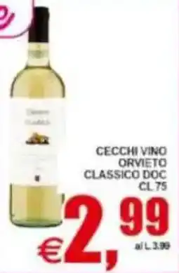 Pewex Cecchi vino orvieto classico doc offerta