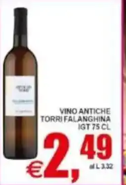 Pewex Vino antiche torrifalanghina igt offerta