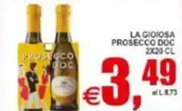 Pewex La gioiosa prosecco doc offerta