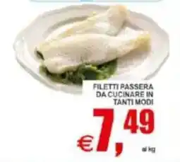 Pewex Filetti passera da cucinare in tanti modi offerta