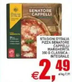 Pewex Stagioni d'italia pizza senatore cappelli margherita classica, integrale offerta