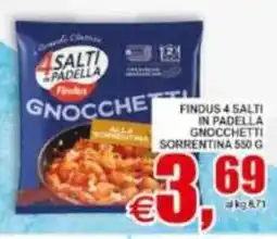 Pewex Findus 4 salti in padella gnocchetti sorrentina offerta