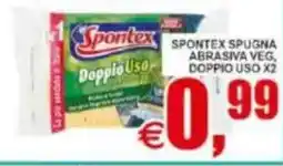 Pewex Spontex spugna abrasiva veg, doppio uso offerta