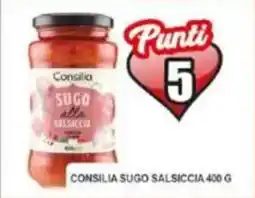 Pewex Consilia sugo salsiccia offerta