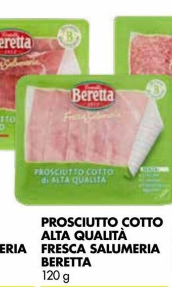 Tigros Beretta Prosciutto Cotto Alta Qualità Fresca Salumeria 120g offerta