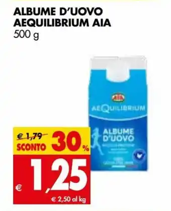 Tigros Aia aeQuilibrium Albume D'Uovo 500g offerta