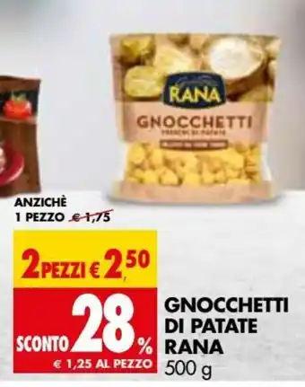 Tigros Rana Gnocchetti di Patate 500g offerta