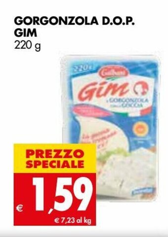 Tigros Gim Gorgonzola D.O.P. 220g offerta