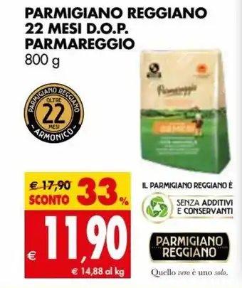 Parmareggio Parmigiano Reggiano 22 mesi D.o.p. 800g