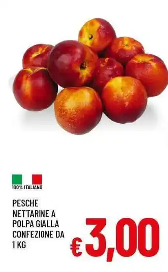 Pesche nettarine a polpa gialla