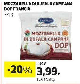 Ipercoop Mozzarella di bufala offerta