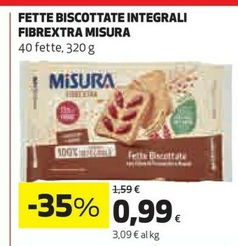 Ipercoop Fette biscottate offerta