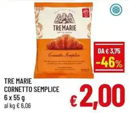 A&O Tre marie cornetto semplice offerta