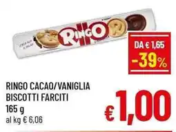 A&O Ringo cacao/vaniglia biscotti farciti offerta