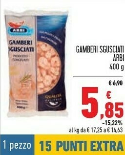 Conad Gamberi offerta