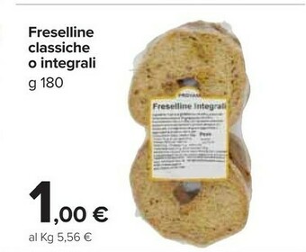 Carrefour Market Freselline classiche o integrali offerta