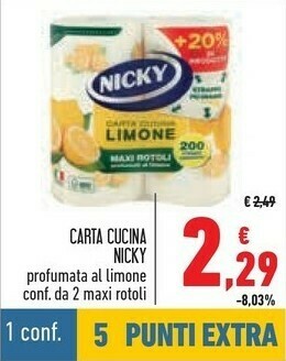 Conad Rotoli di carta offerta