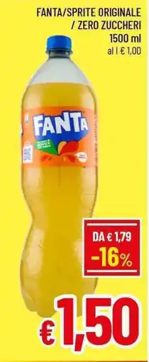 A&O Fanta/sprite originale / zero zuccheri offerta
