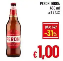 A&O Peroni birra offerta