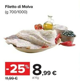 Carrefour Market Filetto di molva offerta