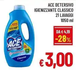 A&O Ace detersivo igienizzante classico offerta