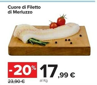 Carrefour Market Cuore di filetto di merluzzo offerta