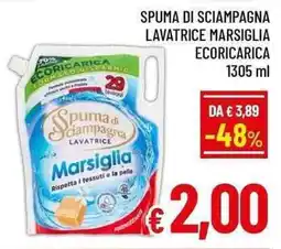 A&O Spuma di sciampagna lavatrice marsiglia ecoricarica offerta