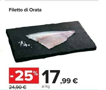 Carrefour Market Filetto di orata offerta