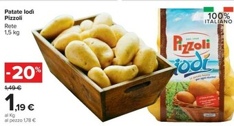 Carrefour Market Patate lodì offerta