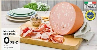 Carrefour Market Mortadella bologna igp offerta