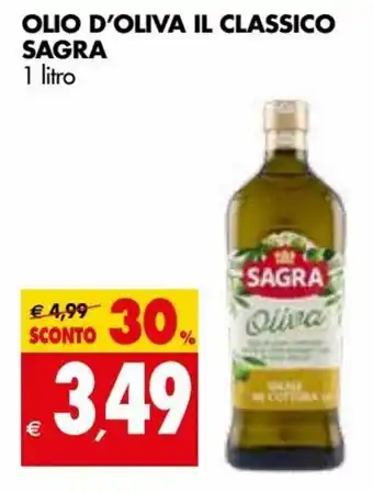 Tigros Sagra Olio D'oliva Il Classico 1litro offerta