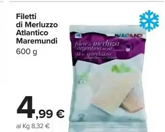 Carrefour Market Filetti di merluzzo atlantico offerta