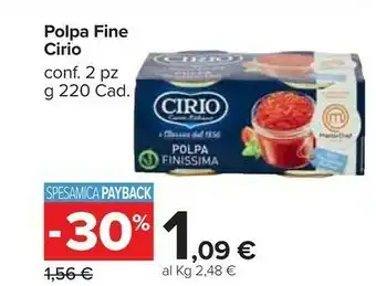 Carrefour Market Polpa fine offerta