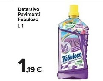 Carrefour Market Detersivo pavimenti offerta