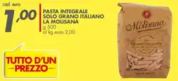 Italmark Pasta integrale solo grano italiano LA MOLISANA offerta