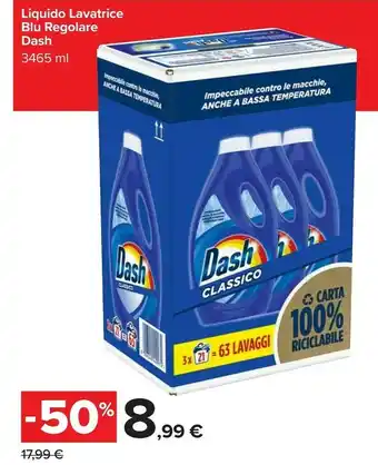 Carrefour Market Liquido lavatrice blu regolare offerta