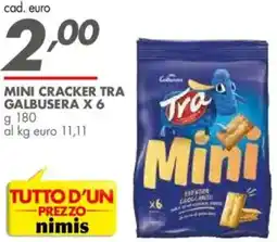 Italmark Mini cracker tra GALBUSERA X6 offerta