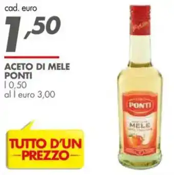 Italmark Aceto di mele PONTI offerta