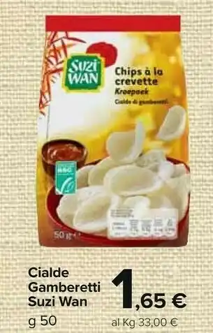 Carrefour Market Cialde di gamberetti 50 g(ml) offerta