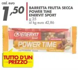 Italmark Barretta frutta secca power time ENERVIT SPORT offerta