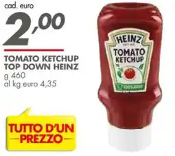 Italmark Tomato ketchup top down HEINZ offerta
