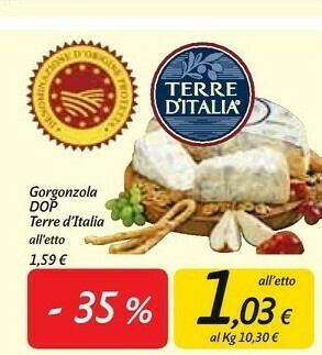 Carrefour Market Gorgonzola dop offerta