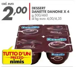 Italmark Dessert danette DANONE X 4 offerta