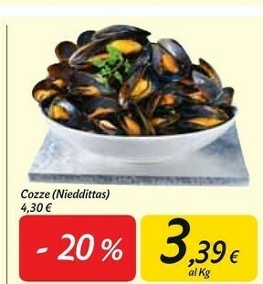 Carrefour Market Cozze offerta