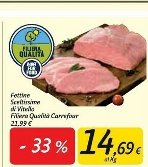Carrefour Market Fettine sceltissime di vitello offerta