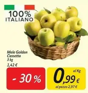 Carrefour Market Mele golden cassetta offerta
