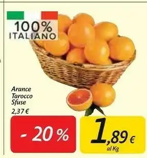 Carrefour Market Arance tarocco sfuse offerta