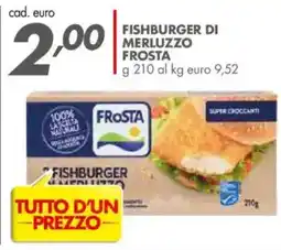 Italmark Fishburger di merluzzo FROSTA offerta