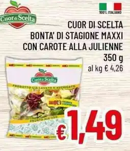 A&O Cuor di scelta bonta' di stagione maxxi con carote alla julienne offerta